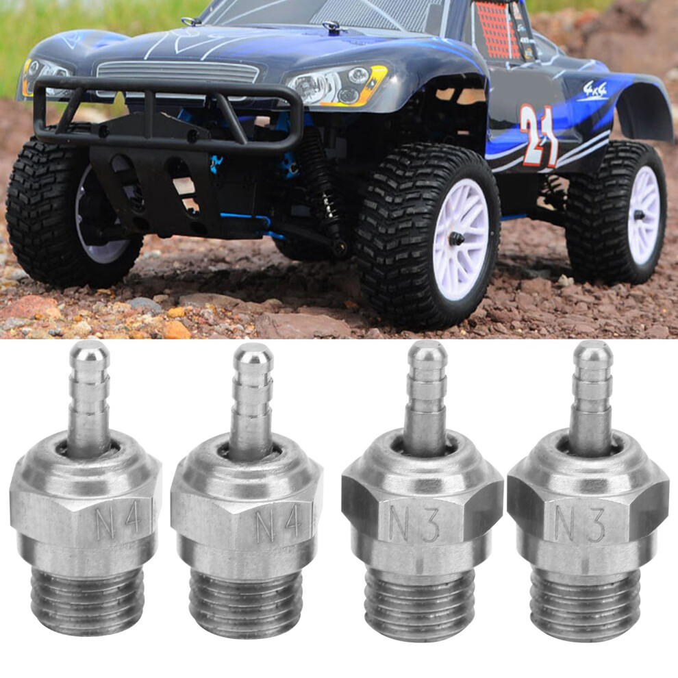 N3 N4 Fire Head Spark Plug Rc Car Accessory Part Fit For Redcat Hsp Methanol Engine 5061323144364