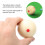 57.2mm Pool Standard Training Ball DotSpot Practice Cue Ball Billiard Accessory(Red Dot ) 6