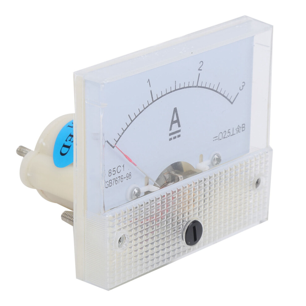 85C1 Dc 0~3A Highaccuracy Current Meter Abs Pointer Type Ammeter Analog Panel Amperemeter 4101323147505