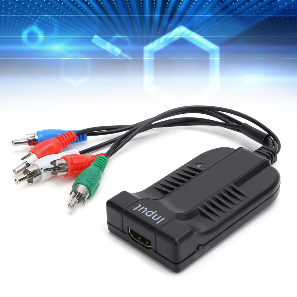 Z10as Rgb Component Hdmi-Compatible Video R/L Audio To Ypbpr Converter Adapter Plug And Play 9461323147802
