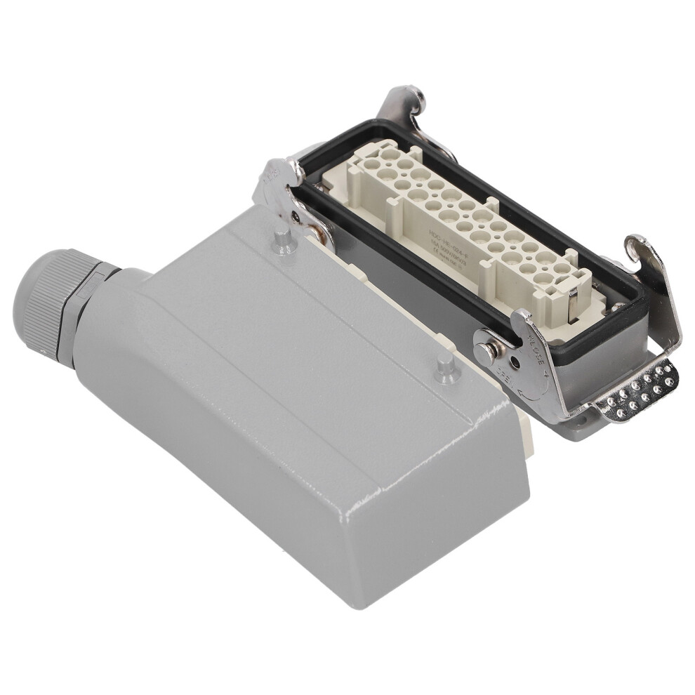 Heavy Duty Connectors 24 Contacts Sideout Waterproof Industrial Aviation Plug 500V 4621323148840