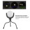 Outdoor Night Light Waterproof Induction LED Lamp with Tripod Bracket White Light 9