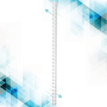 Aluminium Kanal 29 Löcher Quadraträger 8x8x232mm für Robotik & DIY-Projekte