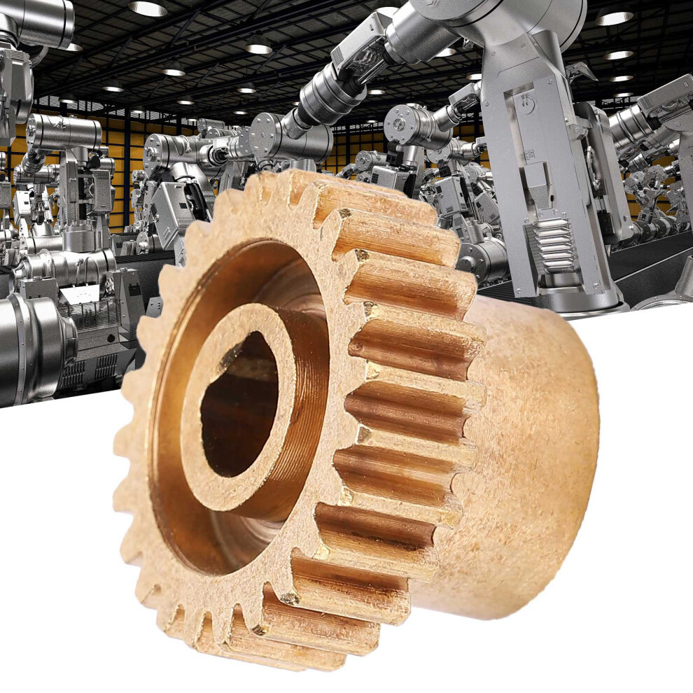 4301-0006-0024 24 Teeth Sprocket Brass 6Mm D-Bore Mod 0.8 Gear Industrial Robot Spare Parts 9331323152963