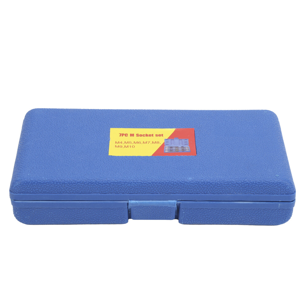 7Pcs/Set Extra Long Spline Bit Socket M4-M10 3/8In Square Drive With Toolbox Car Repair Tool 9401323153830