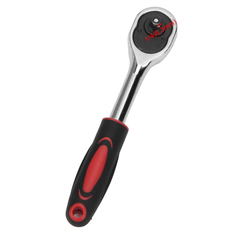Fast Ratchet Wrench Set 24 Teeth Chromium Vanadium Steel Socket Wrench Garage Repairing Hand Tool1/4In 3051323154717