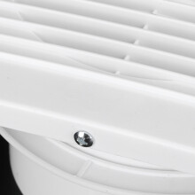 WallMounted Exhaust Fan 7Blades Ventilation Fan with Check Valve for Kitchen Bathroom 20 cm