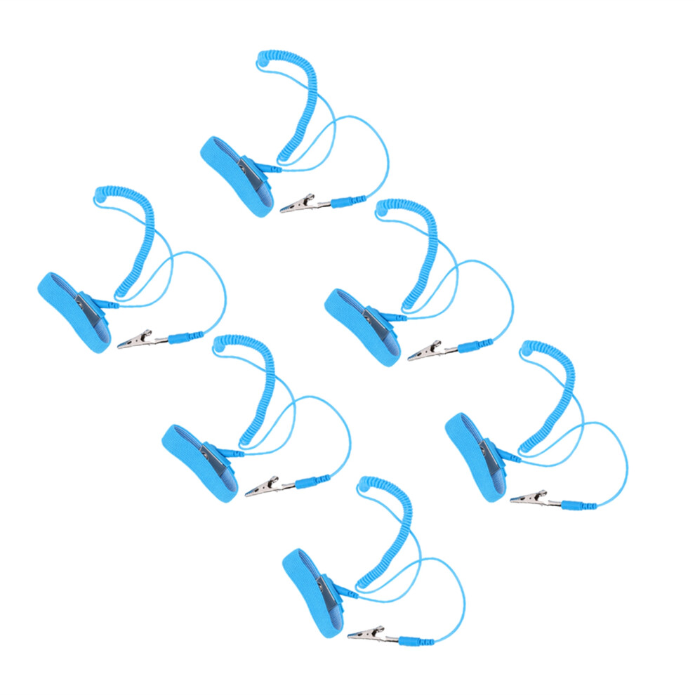 10Pcs Pu Anti Static Wrist Strap Elastic Adjustable Electrostatic Bracelet Wristband Esd Supplies 8771323156379