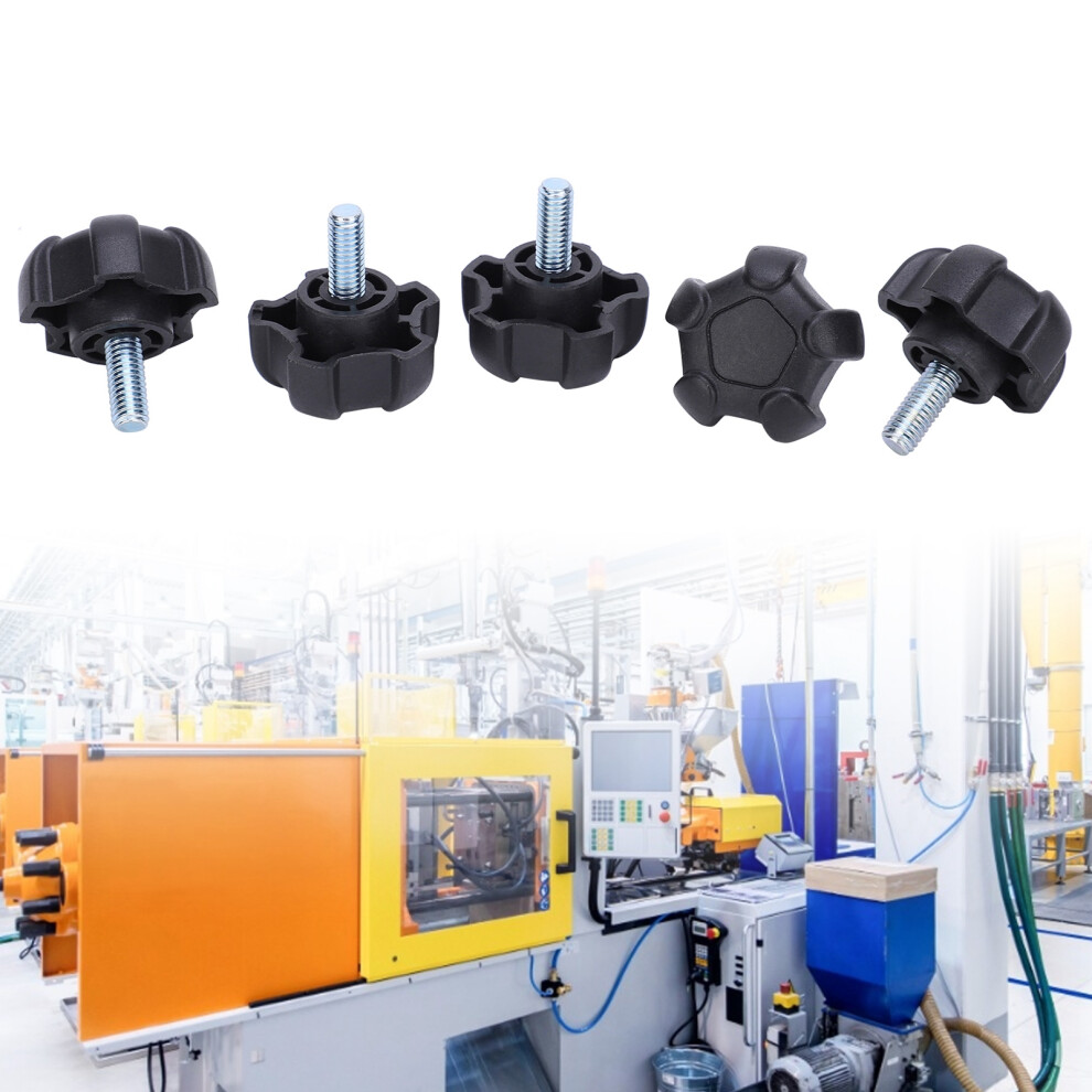 M615 Thread Clamping Knob Laborsaving Hand Star Knob Screw On Type Tightening Knob 4901323157357