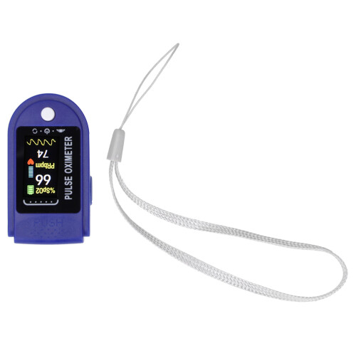 Finger-Pulse-Oximeter mit LED-Display, Blutsauerstoff- und Herzfrequenzmesser, ABS, 43g 1