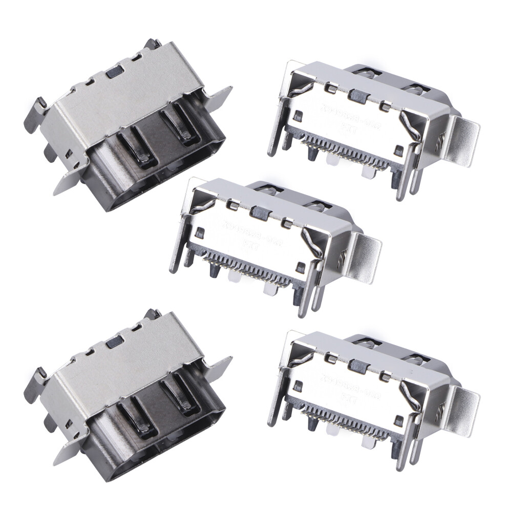 5Pcs 1080P Hdmi Game Console Socket Interface Connector Port Replacement For Xbox One X 7891323158126