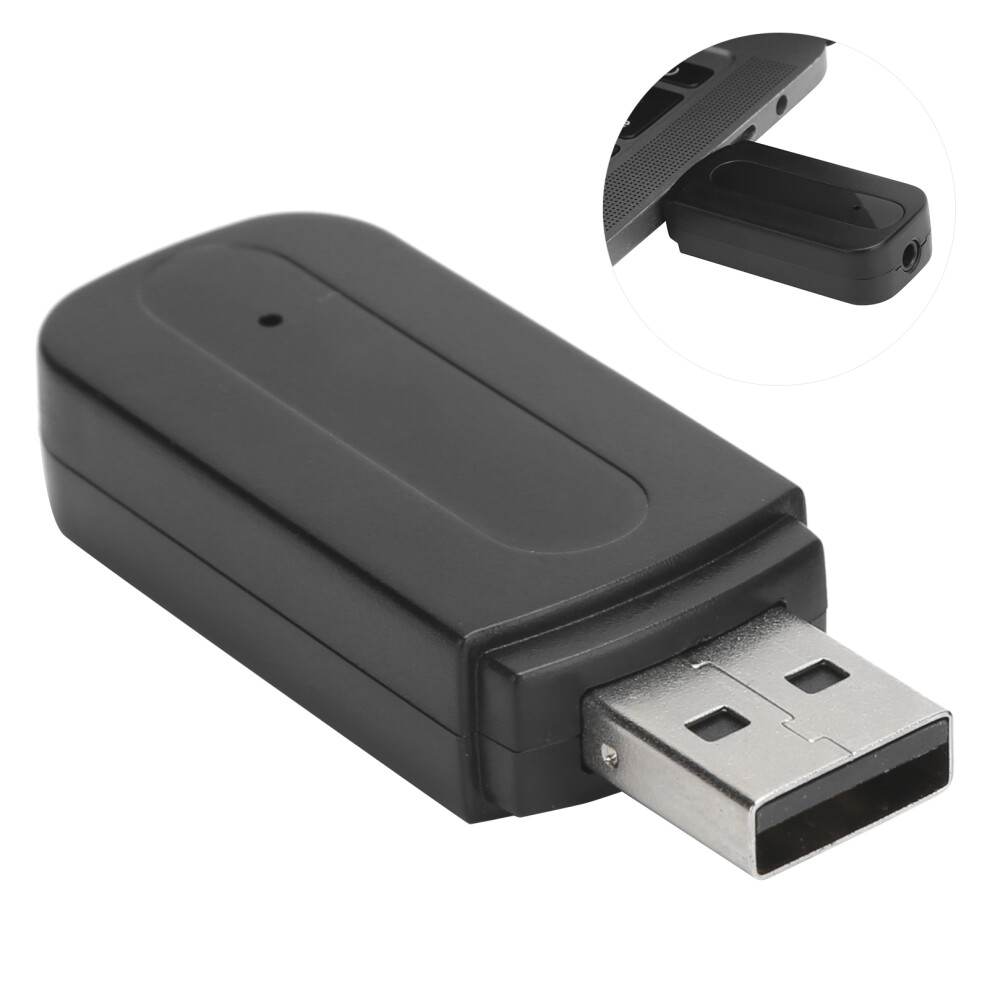 Wireless 5.0 Audio Receiver With Dongle Aux Speaker Adapter Support A2dp Avrcp Avdtp Hfp Hsp 4981323160298