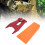 5.5in Orange Felling Wedge Logging Tree Cutting Wedge with Guide Plate Bracket Accessories 8