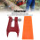 5.5in Orange Felling Wedge Logging Tree Cutting Wedge with Guide Plate Bracket Accessories 3