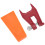 5.5in Orange Felling Wedge Logging Tree Cutting Wedge with Guide Plate Bracket Accessories 11