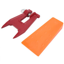 5.5in Orange Felling Wedge Logging Tree Cutting Wedge with Guide Plate Bracket Accessories