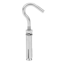 10Pcs Expansion Screw Hook 304 Stainless Steel Wall Concrete Brick Fastener Hardware M6