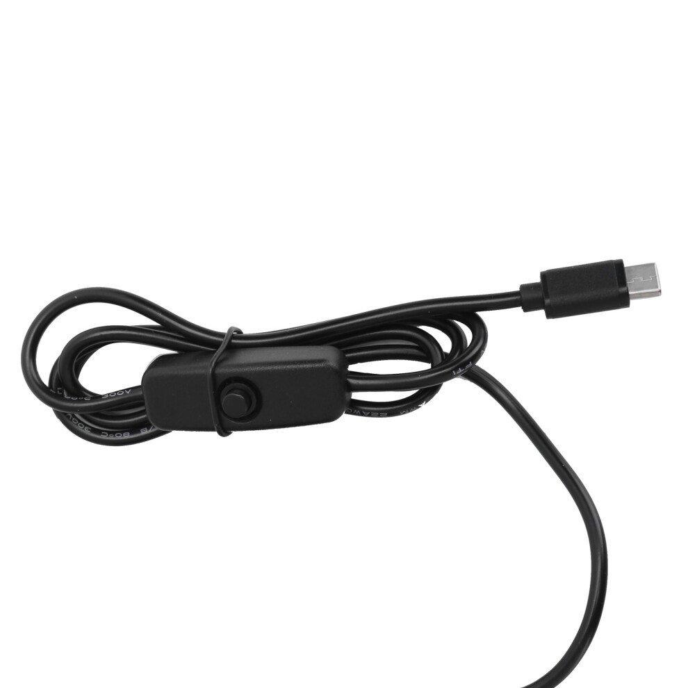 Power Supply For Raspberry Pi 4B 5V 3A Typec Charger Power Adapter With On Off Switch 7611323162592