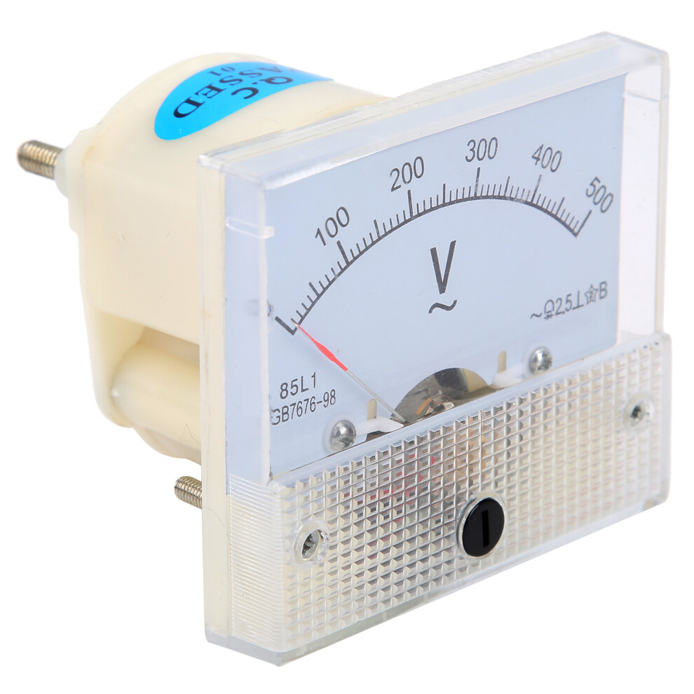 85L1 Ac0â500V Pointer Ac Voltmeter Header Electrical Voltage Measuring Device Tool 6931323161496