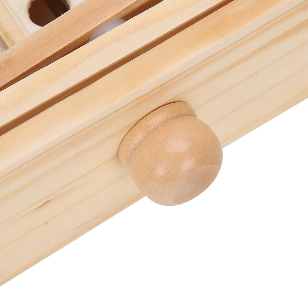 Wooden Maze Board Steel Ball Balances Maze Board Game Educational Learning Toy Gift