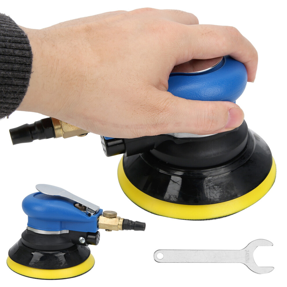 5In Pneumatic Polishing Machine With Sander Pad Air Sanding Device Ergonomic Universal 8231323166179