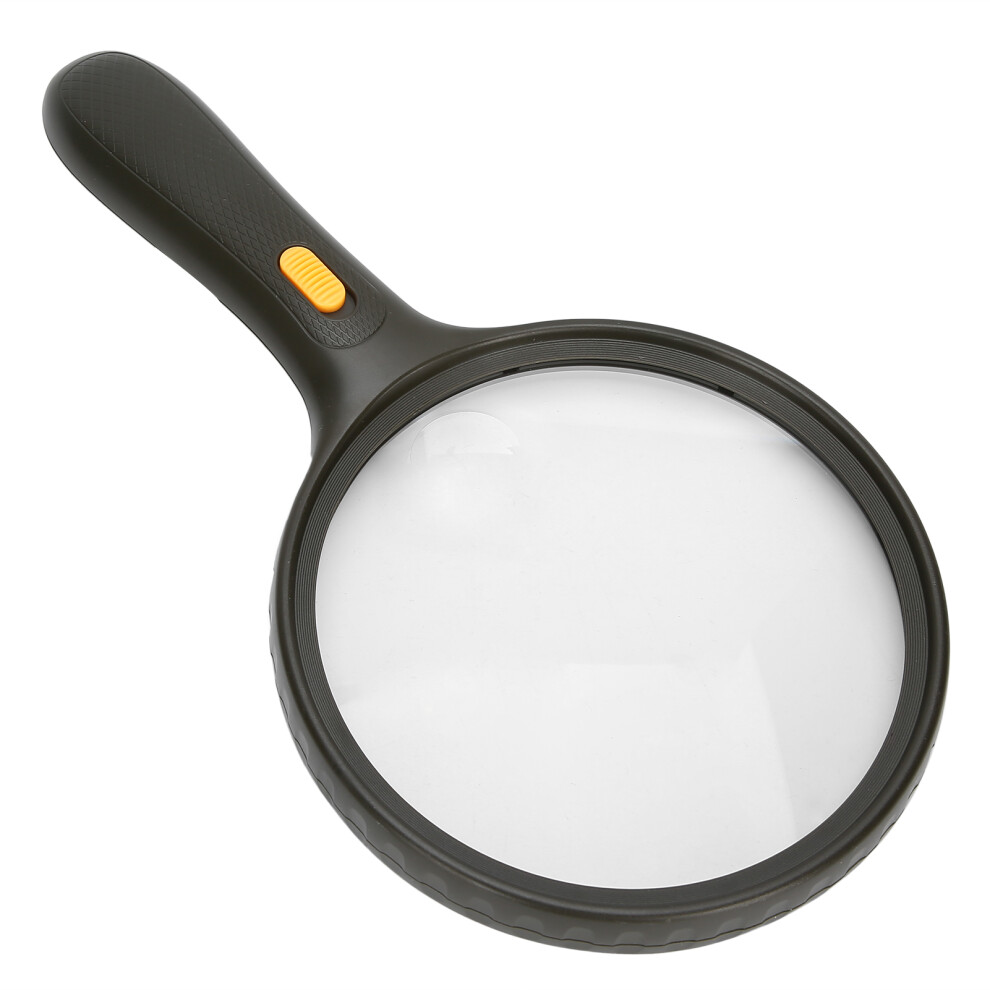 1.8X 5X Lens Magnifying Glass Battery Powered 3LED Handheld Magnifier for Reading
