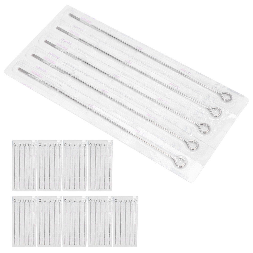 50pcs / box Tattoo Needles Stainless Steel M2 Disposable Tattoo Needle for Tattoo Machine9M2