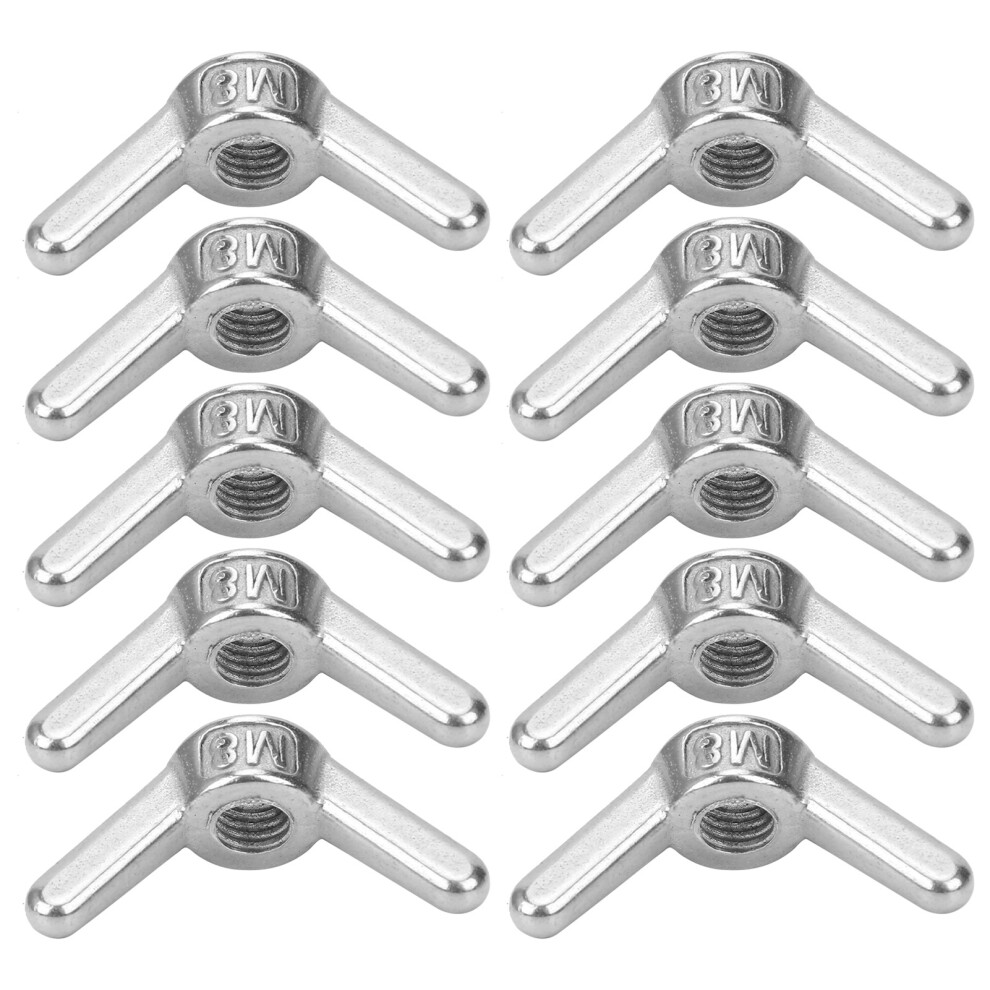 10Pcs M8 Claw Nut 304 Stainless Steel Fixture Fastener Accessory Hardware Fittings 9351323169471