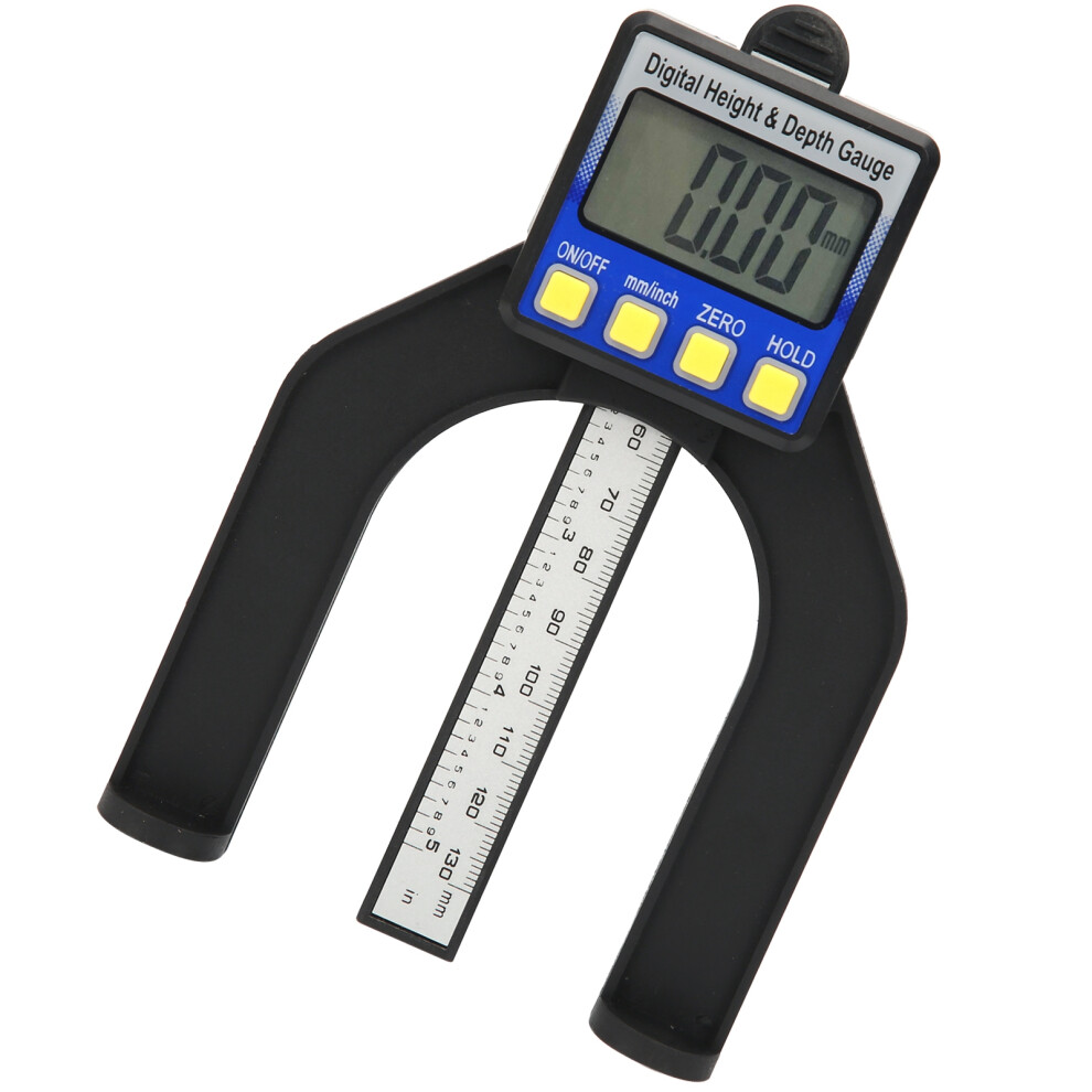 Electronic Height Depth Gauge Digital Display Woodworking Ruler Measure Tool 0Â80Mm 6911323169449