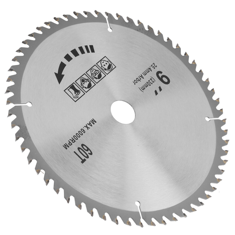 Circular Saw Blade Cemented Carbide Woodworking Saw Blade Accessory 9 X 60T 230Mm 8741323170729