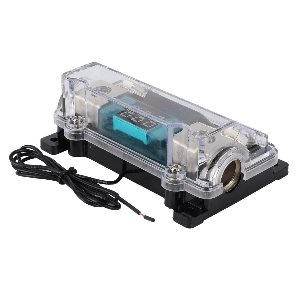 Fuse Holder Distribution Block 1X0ga In 1X4ga Out W/Digital Voltage Display For Car Yacht Audio 7901323171190