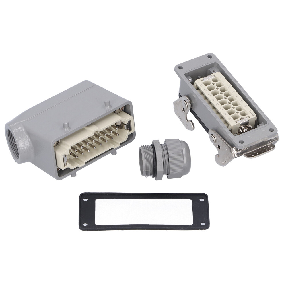 Heavy Duty Connectors 16 Contacts Side Out Industrial Waterproof Aviation Plug Socket 4971323170465