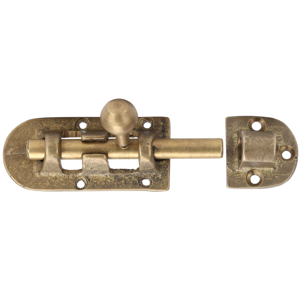 Vintage Brass Door Latch Antique Door Window Bolts Buckle Sliding Lock Hardware Fittings 8731323170805