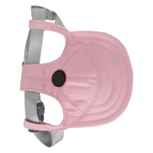 Dog Sunhat Baseball Cap Adjustable Chin Strap Cotton Fabric Pet Sun Protection SuppliesPink S