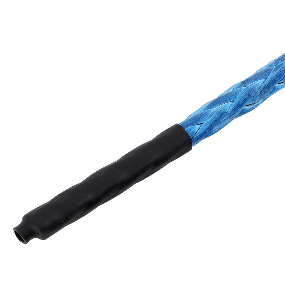 Winch Rope 15M Cable 7700Lbs Nylon Trailer Recovery Towing Strap For Suv Atv Utv Trunkblue 8041323172663