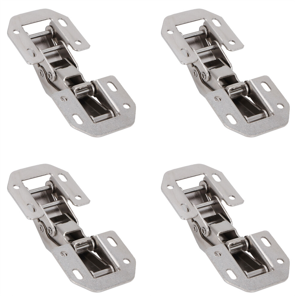 4Set Cabinet Hinges Bridge Shaped Door Hinge Kit For Cupboard Closet Wardrobe Furniture 8221323173116