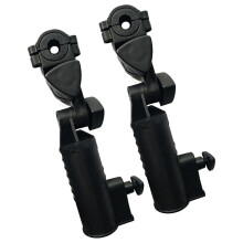 Umbrella Holder Adjustable Clamp Stand Universal Black Cart Umbrella Holder for Cart Baby Pram Wheelchair