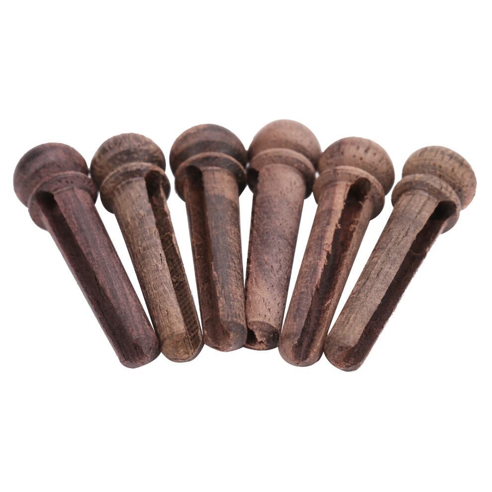 Guitar Bridge Pins Rosewood for Gibson/ Martin/Yamaha Acoustic Folk Guitars Accessories