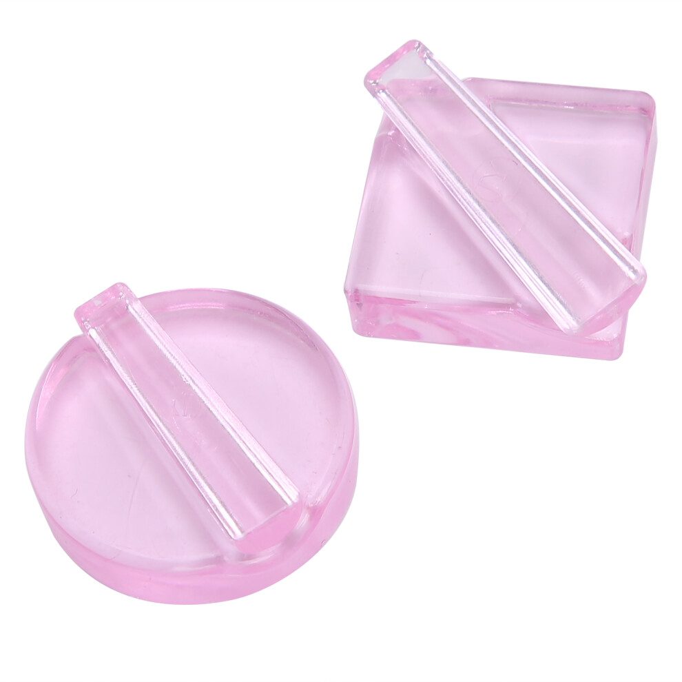 Nail Art Embossed Mold Frame Bending Curve Making Nail Art DIY Manicure Tool (Round Square)