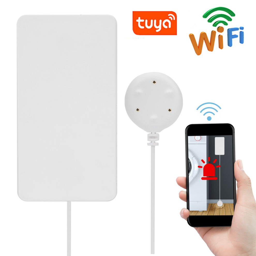 Wifi Water Leak Detector Flood Level Sensor Smart Overflow Alarm Home Security For Tuya 5021323178608