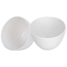 2pcs Mask Mixing Bowl Soft Folding DIY Mud Mask Bowls for Home Beauty Salon White
