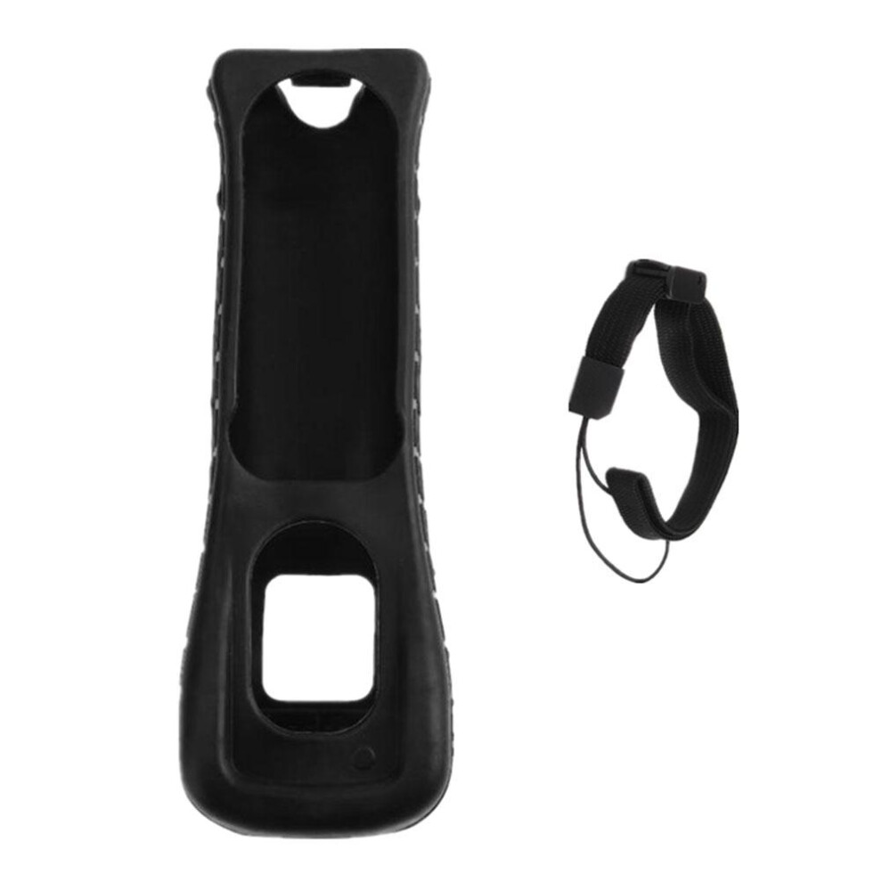 Silicone Protective Case And Wrist Strap Compatible For Wii Remote Controller 8741323180483