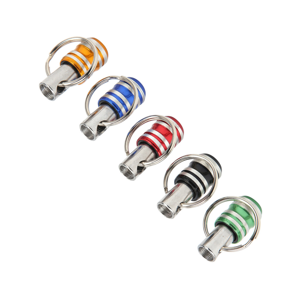 5Pcs Keychain Screwdriver Bit Holders Aluminum Alloy 3Slot 1/4In Quickrelease Tool 9401323181253