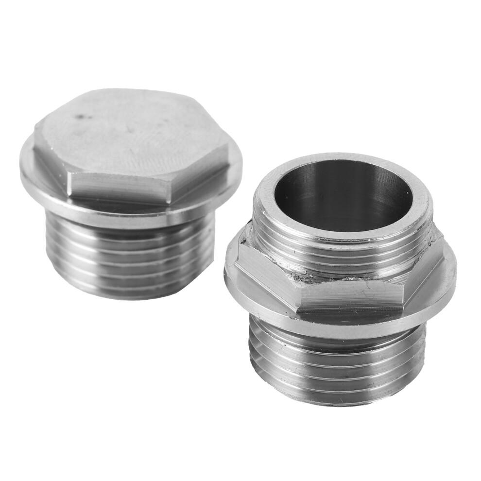 2Pcs Fuel Injection To Carburetor Conversion Fitting Kit Motorcycle Carb Accesory Stainless Steel 7691323181779
