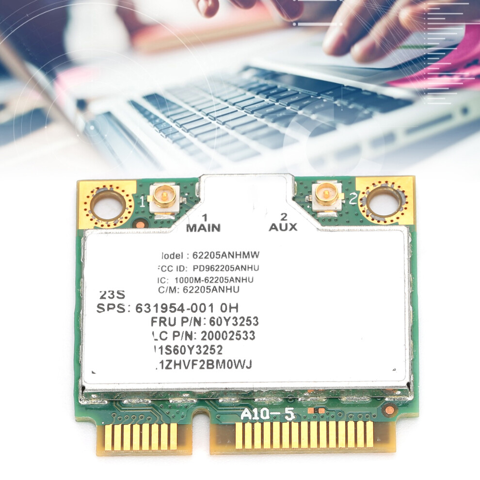6205An Wireless Network Card Fru 60Y3253 300Mbps 5G Wifi Adapter Mini Pcie Interface For Lenovo Thinkpad 7901323181380