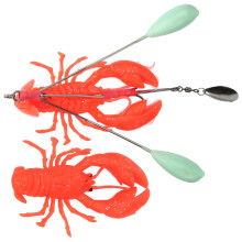 Künstlicher großer Hummer Köder Angelhaken PVC 125g Tiefseefischerei Zubehör