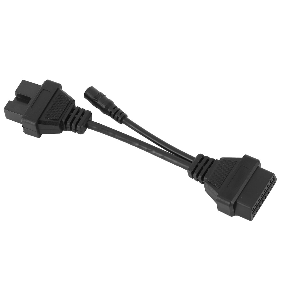 Diagnostic Adapter Cable 12 Pin Obd1 To 16 Pin Obd2 20Cm/7.9In Fit For Mitsubishi 8431323183026