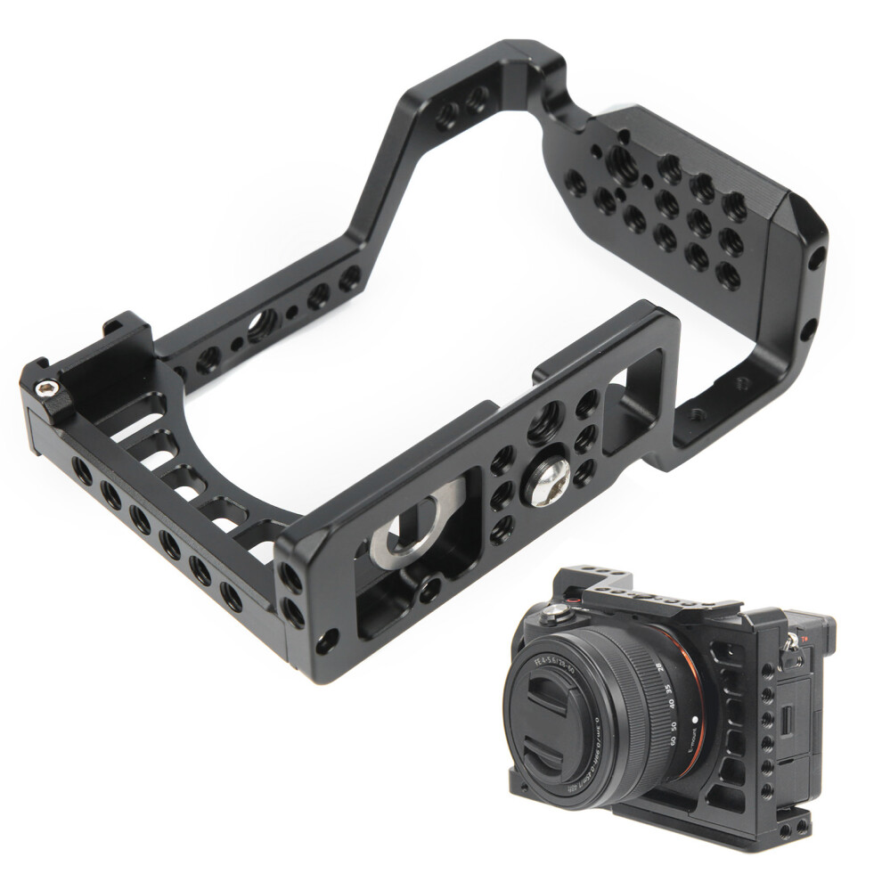 Aluminum Alloy Camera Video Cage Shooting Extension Shooting Bracket For Sony A7c Camera 7601323185196