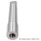 Stahl-Schäfteinsätze mit Taper, R8-Bohrfutter-Adapter, 19,05 mm, Silber 7