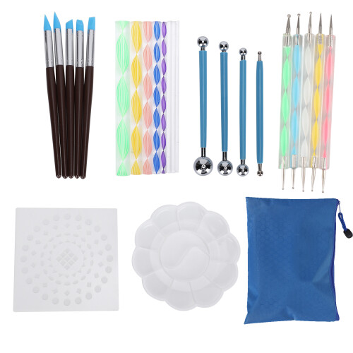 25Pcs Dotting Painting Tool Mandala DIY Dotting Set Creativity Drawing Stencil Supplies 1